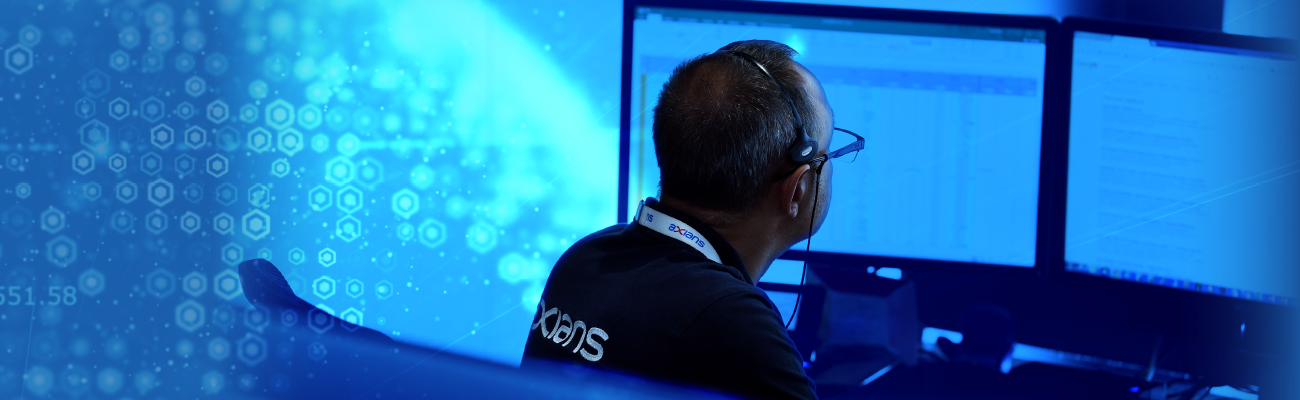 Man working on computer