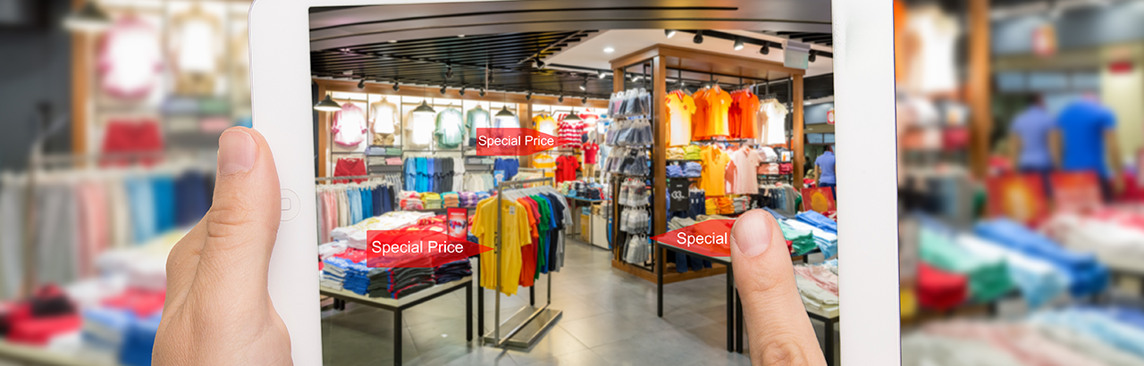 iPad in a retail setting